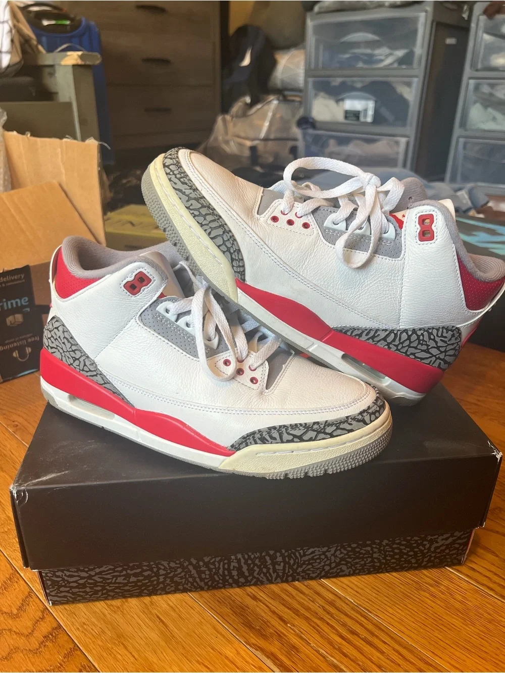 2022 Jordan 3 Fire Red Size 9 WITH BOX*